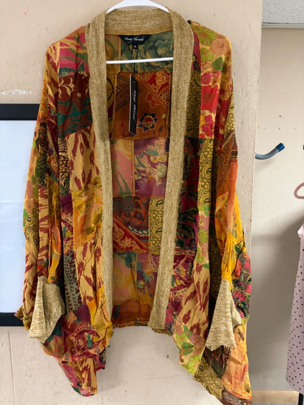 Young Threads Boho Style Kimono - Picture 2 of 2